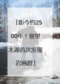 距今约2500年！赛里木湖首次发现岩画群