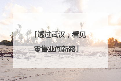 透过武汉，看见零售业闯新路