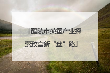 醴陵市桑蚕产业探索致富新“丝”路