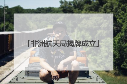 非洲航天局揭牌成立