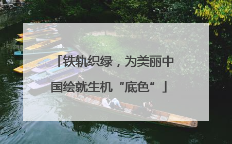 铁轨织绿，为美丽中国绘就生机“底色”