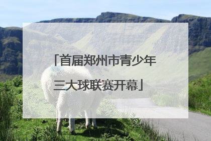 首届郑州市青少年三大球联赛开幕