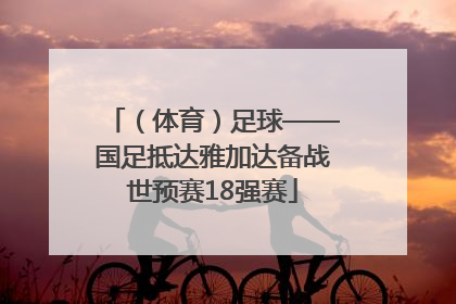 （体育）足球——国足抵达雅加达备战世预赛18强赛