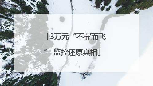 3万元“不翼而飞” 监控还原真相