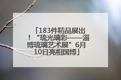 183件精品展出！“琉光璃彩——淄博琉璃艺术展”6月10日亮相国博
