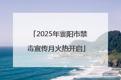 2025年襄阳市禁毒宣传月火热开启