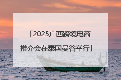 2025广西跨境电商推介会在泰国曼谷举行