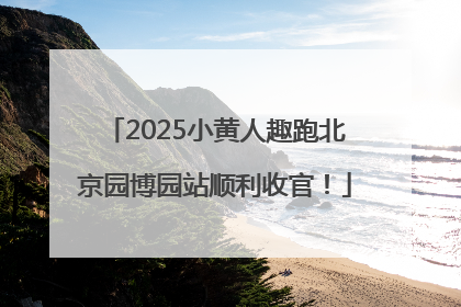 2025小黄人趣跑北京园博园站顺利收官！