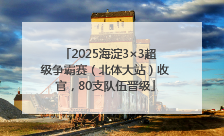 2025海淀3×3超级争霸赛（北体大站）收官，80支队伍晋级