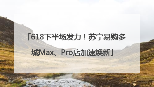 618下半场发力！苏宁易购多城Max、Pro店加速焕新