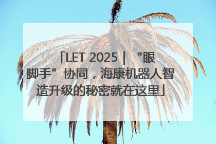 LET 2025｜“眼脚手”协同，海康机器人智造升级的秘密就在这里